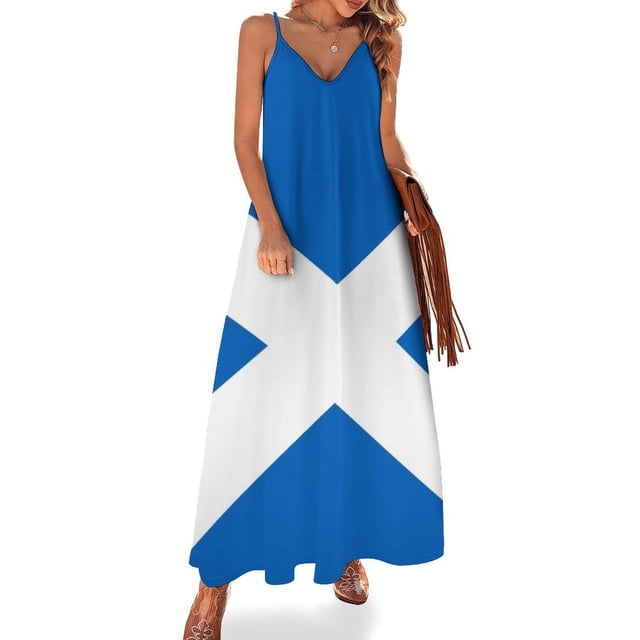 Bandera de Escocia - Vestido sin mangas con bandera escocesa Vestidos de fiesta para mujer Vestidos casuales Vestido morado Vestido para niñas