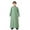 Green, variant on HUANBAI Arabic Thobe Thobe Long Sleeve Kaftan Crew Robe National Teenage Boys Long Sleeve Embroidered Robe Set Arab Children's Wear Robe 5-6 Years