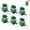 6pcs, variant on Frog Keychain with Sound, Rechargeable Interactive Stress-Relieving Toys, Press to Decompress Anytime