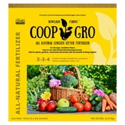 Coop Gro- Pelletized, OMRI-Certified Organic All Natural Chicken Litter Fertilizer-6 lb. resealable bag.