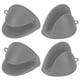 thumbnail image 1 of 4 Piezas de Manoplas de Silicona para Horno, Guantes Mini Resistentes al Calor para Freidora de Aire, Cocina y Horneado (Gris), 1 of 6
