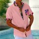 thumbnail image 2 of Hawaiian Shirt For Men, Men's Vintage Button Down Bowling Shirts Short Sleeve Summer Beach Shirt 3XL, 2 of 5