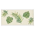 thumbnail image 2 of Authentic Hotel and Spa  Turkish Cotton Palm Fronds Embroidered White Bath Towel, 2 of 2