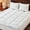Green, variant on Cooling Bamboo Fiber Fitted Mattress, Quilted Anti-slip Deep Pocket Design, Soft Breathable Quiet Machine Washable, Comfortable Cooling Pad Universal For Home Hotel Dormitory(Gray,Full)
