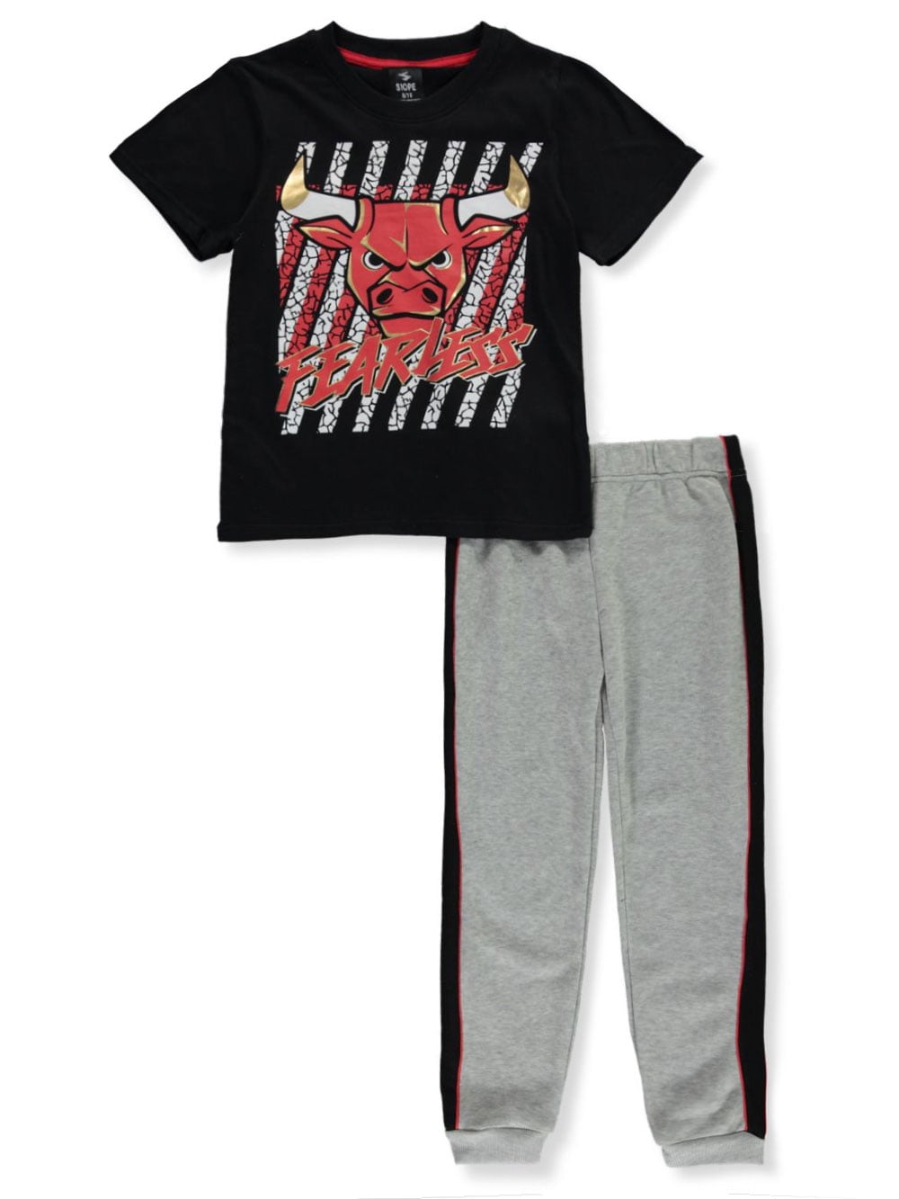 Quad Seven Boys 23 Respect 2-Piece Sweatsuit Pants Set