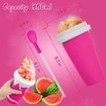 thumbnail image 4 of Taza para hacer granizados – DIY Magic Slushy Maker Squeeze Cup, taza portátil para batidos para hacer jugos, leche y helado, taza de silicona de doble capa con pajita para amigos, regalos familiares, 4 of 5
