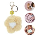 thumbnail image 3 of Unique Bargains 1 Pc Fashion Cherry Blossoms Handbag Charm Bag Accessories Yellow, 3 of 5
