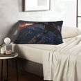 thumbnail image 6 of Daiia Fire Breathing Dragon Twilight Bedding Waterproof Pillow Protector Zippered Queen – Bed Bug Proof Pillow Encasement-16"x24", 6 of 6