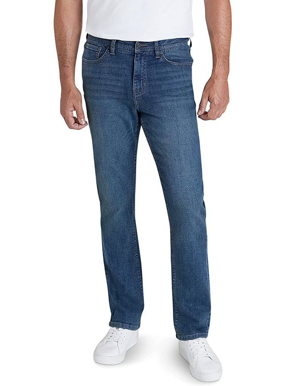 Jeans Homme Izod Stretch Confortable Coupe Droite – Taille 36/32