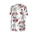 thumbnail image 2 of Rocae Koi Fish for Breathable Men's Baseball T-Shirt Fashionable Casual Baseball Jersey, Moisture-wicking Sportswear XX-Large, 2 of 9