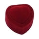 thumbnail image 1 of Sonducket Caja de almacenamiento para pendientes, anillos, orejas, gancho, vitrina, collar en forma de corazón, , cajas de transporte Ropa, zapatos y accesorios Miscelánea Rojo oscuro, 1 of 6