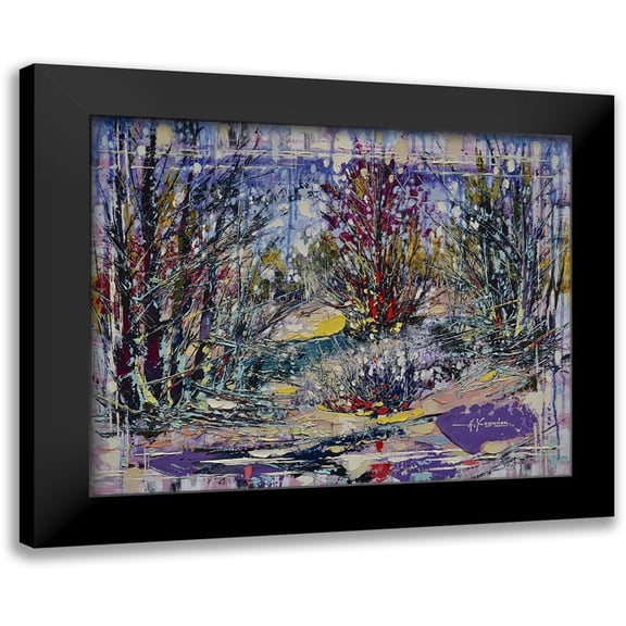 Chodyukov, Aleksander 14x12 Black Modern Framed Museum Art Print Titled - Winter Mood I