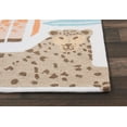 thumbnail image 4 of Nourison Bailey Coral 3'6" x 5'6" Area Rug, Kids, Boys, Girls, Animal, Bed Room, Living Room, Easy Cleaning, Non Shedding, (4' x 6'), 4 of 6