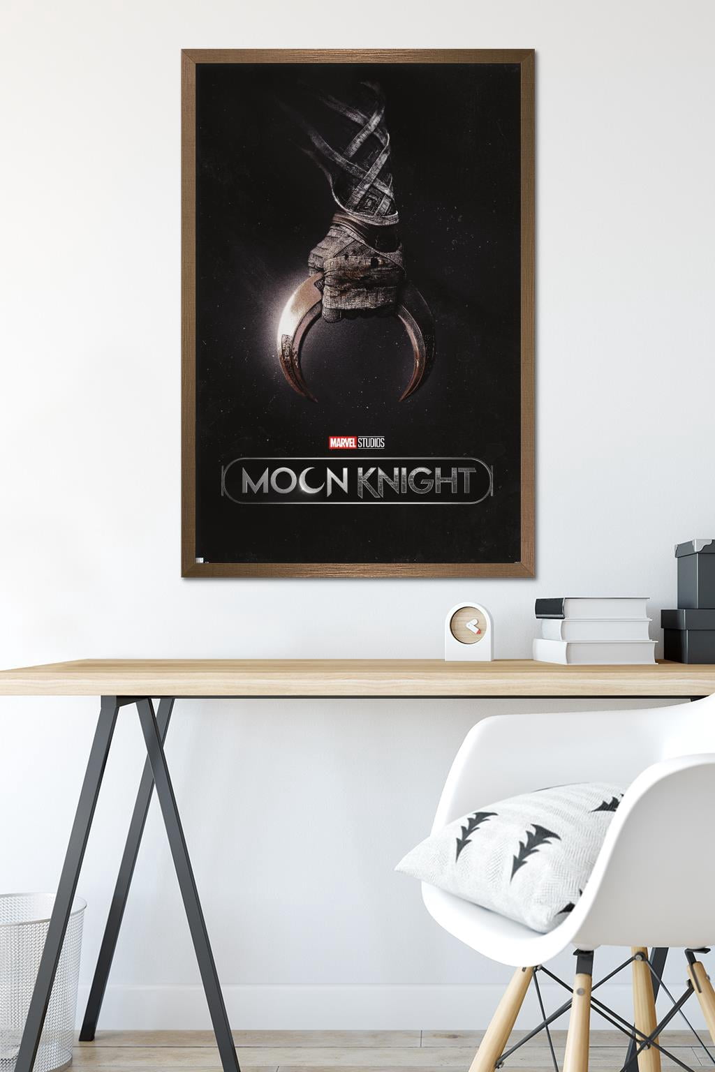 Marvel Moon Knight - Teaser One Sheet Wall Poster, 22.375" x 34" Framed