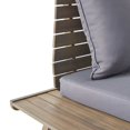 thumbnail image 3 of Sudbury Acacia Wood Outdoor Club Chairs with Cushions, Gray, Dark Gray, 3 of 8