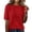 A1 Red, variant on TODOZO Women's 2026 Short Sleeve Pullover Fashion Crew Neck Knitted Shirt Elegant Lightweight Short Sleeve Jumper Spring Summer Beige L