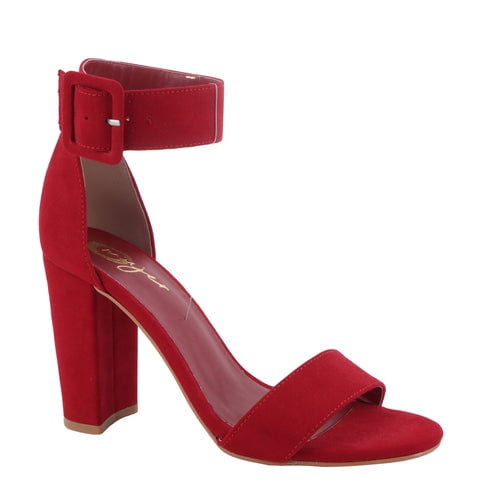948-86 Sandalia Dama Mujer Rojo Tacón cm Cklass 948-86 Bodega