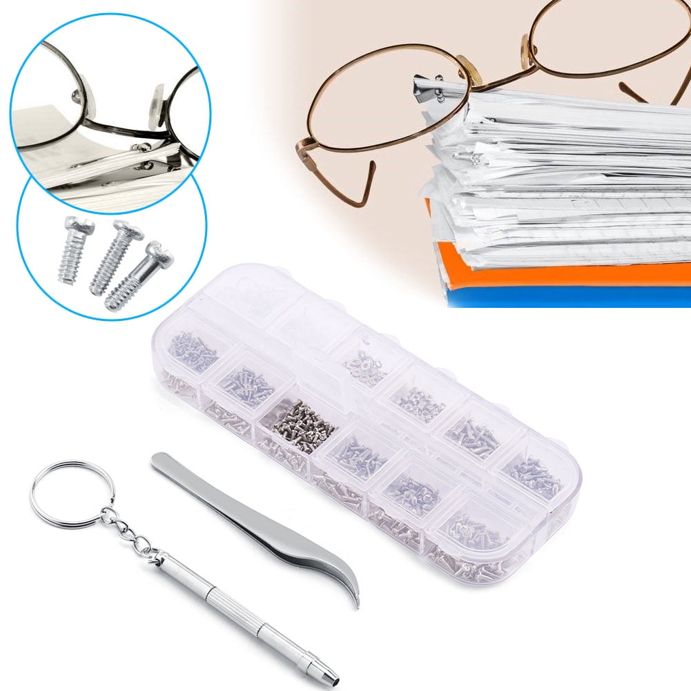 glasses screws and nuts