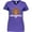 Purple, variant on Inktastic Groundhog Day with Cute Groundhog Illustration Women's V-Neck T-Shirt