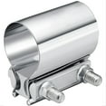 thumbnail image 1 of Creatine Exhaust Pipe Clamp 2.5 Inch Lap Exhaust Band Clamp Connector Exhaust System Stainless Steel Exhaust Pipe Clamp Exhaust Pipe Connection (2.5 Inch), 1 of 7