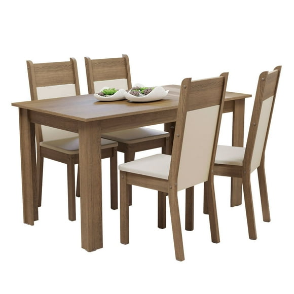 Juego de Comedor Madesa Elen con Mesa y 4 Sillas 5231 MC