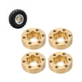 thumbnail image 4 of RC Wheel Hex Hub Adapter, Wear  Rustproof High Hardness 4PCS Easy Dismantling Brass Wheel Weights Stable  For Replacement 9mm / 0.35in, 4 of 8