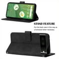 thumbnail image 4 of Dteck Google Pixle 7 Pro Case Wallet with Card Slot Premium Soft PU Leather Flip Folio with Shoulder Strap Kickstand Protective Cover for Google Pixel 7 Pro,Black, 4 of 5