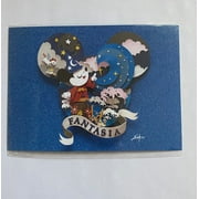Disney Mickey Head Magic Fantasia by Fenway Fan Postcard Wonderground New