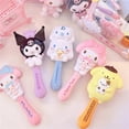thumbnail image 2 of Sanrio Anime Kuromi espejo de maquillaje de mano, peine de aire de masaje, dibujos animados, Hello Kitty, My Melody, Cinnamoroll, pequeño regalo portátil, 2 of 4