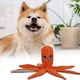 thumbnail image 4 of Juguete masticable para mascotas ZTGD, lindo juguete de peluche para perros con forma de pulpo, duradero, divertido, resistente a las mordeduras, juguete chirriante para cachorros, suministros para, 4 of 8