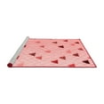 thumbnail image 2 of Ahgly Company Machine Washable Indoor Rectangle Solid Red Modern Area Rugs, 8' x 10', 2 of 4