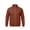 Coffee, variant on Men's Sports Jacket Fall Winter Solid Color Casual Top Loose Full Zip Outerwear