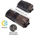 thumbnail image 2 of Unbreakable Air Deflector 10" to 14" Black Adjustable Heat and Air Vent Deflector Magnetic for Floor Registers, Vents, Sidewall, and Ceiling Registers, 2 of 5