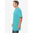 thumbnail image 3 of KingSize Men's Big & Tall Shrink-Less Lightweight Longer-Length Crewneck T-Shirt, 3 of 6