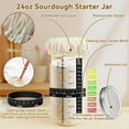 thumbnail image 4 of Sourdough Starter Kit, Complete Bread Baking Supplies with Round & Oval Silicone Bread Proofing Basket Set, Bread Making Tools Set Baking Gifts for Beginners & Home Bakers, 4 of 9