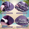 thumbnail image 3 of Purple Themed Happy Retirement Banner Pink Balloon Decorated Retirement Backdrop Silver Stars Glitter Dots Celebration Background for Retiree Celebration Indoor Party Retirement Gathering, 3 of 8