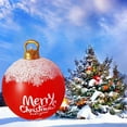 thumbnail image 4 of 60cm Inflatable Christmas Ball with Light Glow Giant Atmosphere Ball Home Garden, 4 of 8