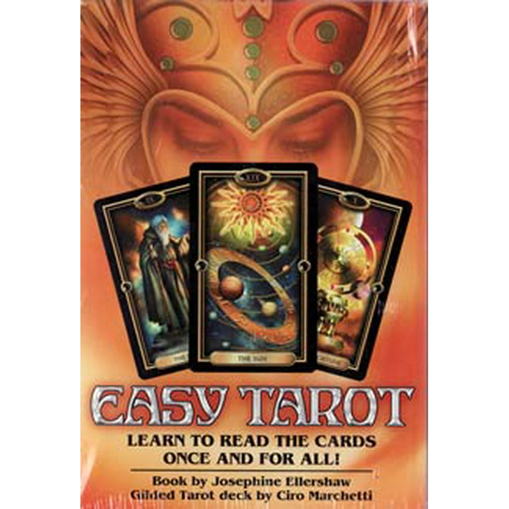 Fortune Telling Tarot Cards Easy Tarot deck & book by Ellershaw