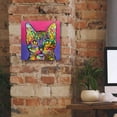 thumbnail image 5 of Epic Graffiti 'Shiva' by Dean Russo, Giclee Canvas Wall Art, 12"x12", 5 of 8