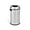Silver, variant on Lumiparty 17 Gallon Open Top Commercial Trash Can, Stainless Steel Rubbish Bin, Round Garbage Can, for Outdoor, Home Office, Restaurant, Black