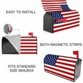 thumbnail image 3 of Mailbox Cover Standard United States Flag Magnetic Mail Covers Wrapped Letter Post Box Perfect for Outdoor Display 21×18 Inch America USA Patriotic Nation Unity,Postbox Letterbox Cover, 3 of 6