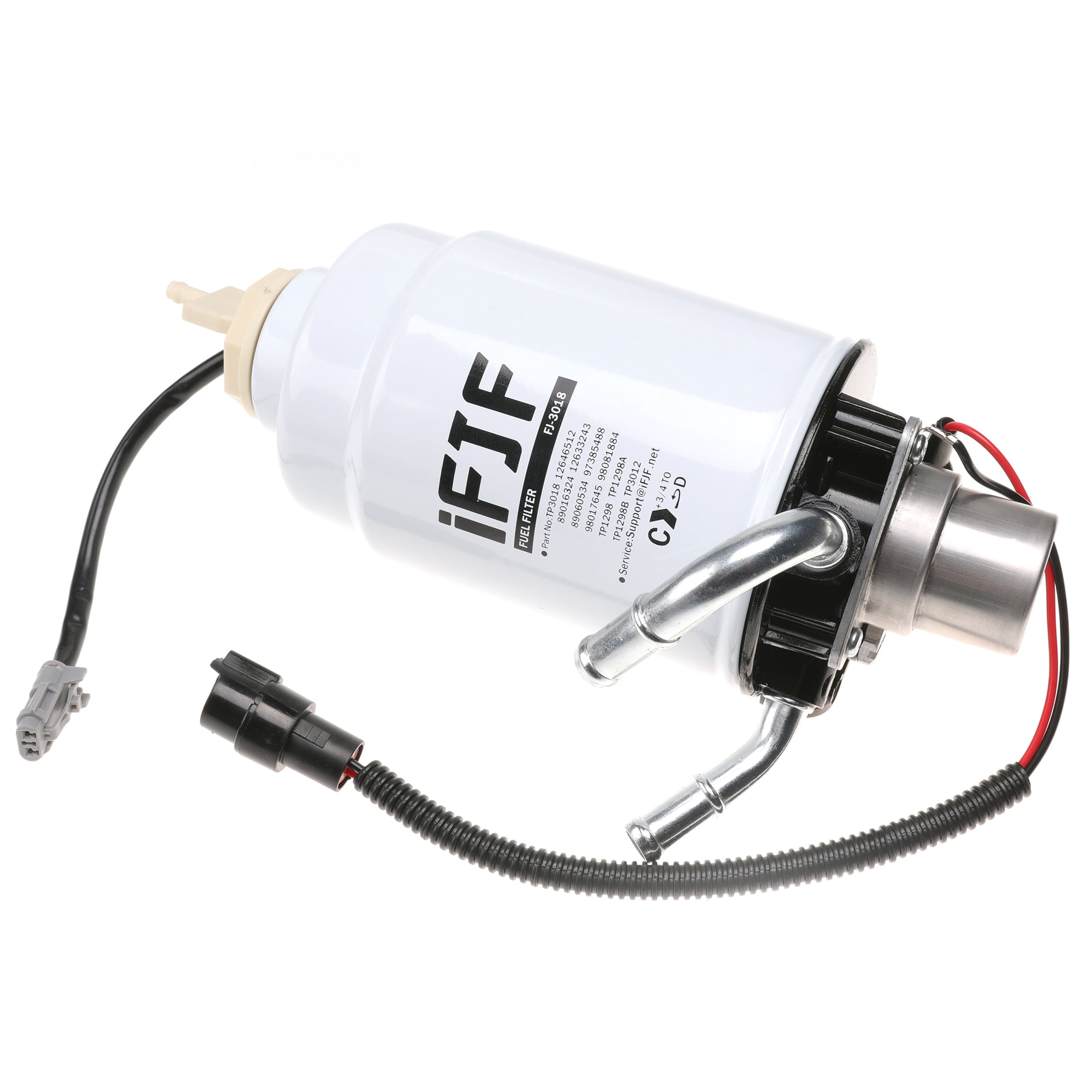 Fuel Filter Assembly Replacement for Duramax 6.6L V8 Chevy Silverado/GMC Sierra 2500HD 2005-2013 with Hand Fuel Pump Water in Fuel Sensor 12642623 Fuel Filter Assembly Replacement for Duramax 6.6L V8 Chevy Silverado/GMC Sierra 2500HD 2005-2013 with Hand Fuel Pump Water in Fuel Sensor 12642623