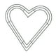 thumbnail image 1 of Marco de corona de alambre en forma de corazón, forma de corona, accesorios de bricolaje, corona de hierro de pared de metal, anillos de guirnalda para San Valentín, fondo de jardín, negro, 35 cm, 1 of 8