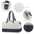 thumbnail image 2 of SPEKSEE Quilted Diaper Bag - Large Capacity & Stylish Maternity Travel Bag for Moms, 2 of 7