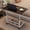 Black, variant on BEJOLO Height Adjustable C-Shaped End Table - Mobile Side Table with Wheels Slides Under Sofa, TV Tray for Living Room, Bedroom Small Spaces, Wood color