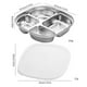 thumbnail image 5 of 304 Stainless Steel Student Compartmentalized Plates, 5 of 5