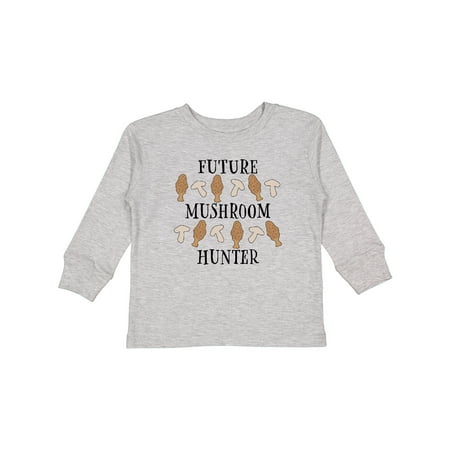 

Inktastic Future Mushroom Hunter- Mushrooms and Morels Gift Toddler Boy or Toddler Girl Long Sleeve T-Shirt