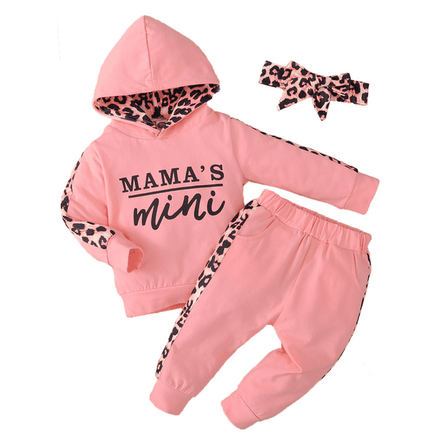 Newborn Baby Girl Clothes Outfits Infant Hoodie Sweatshirt Pants