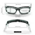 thumbnail image 4 of Gafas deportivas con lentes reemplazables, ajuste ceñido, ligeras, resistentes a los impactos, gafas protectoras para baloncesto, fútbol, ​​voleibol y tenis, 4 of 7