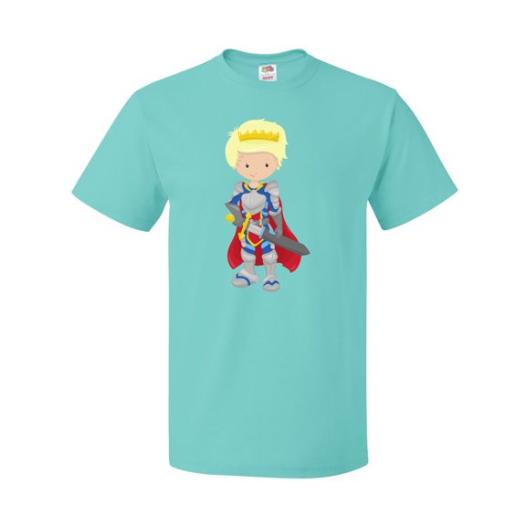 Inktastic Boy Prince, Knight In Shining Armor, Blond Hair T-Shirt